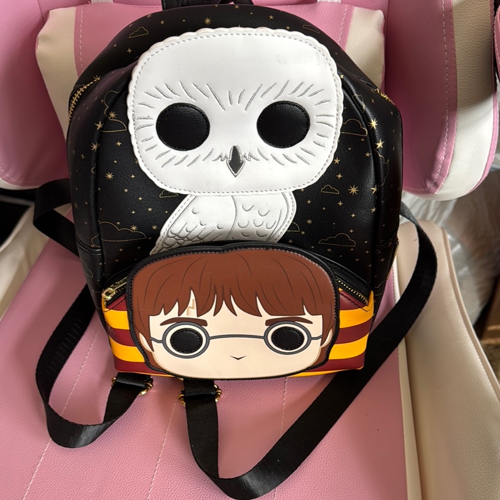 Harry Potter Loungefly Backpack - Black and White